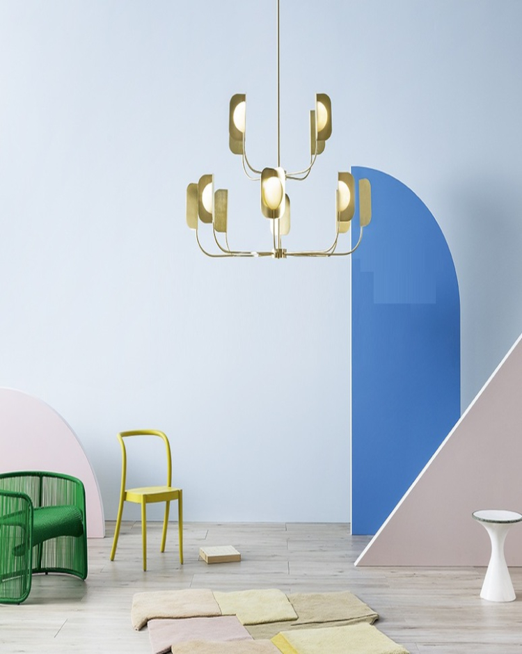 Pendant Light Leaf in living room